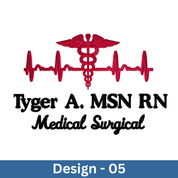 Specialty Design | EKG-Caduceus | Design 05