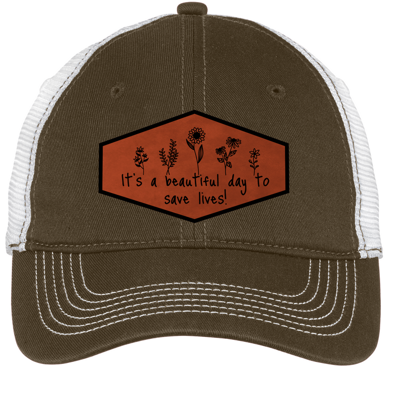 It's a Beautiful Day to Save Lives Trucker Cap