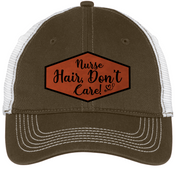 Nurse Hair Don't Care Trucker Cap