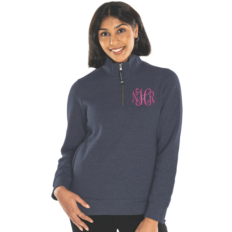 Women's Crosswind 1/4 Zip Sweatshirt | Traditional Monogram