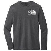District Unisex Nurse Face Long Sleeve Tee