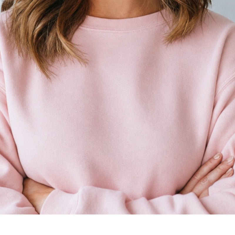 Custom Floral Appliqué Nurse Sweatshirt with Optional Personalized Tail