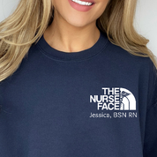 The Nurse Face Crew Neck Sweatshirt