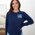 District Personalized Long Sleeve Tee | Blue or Pink Certifications