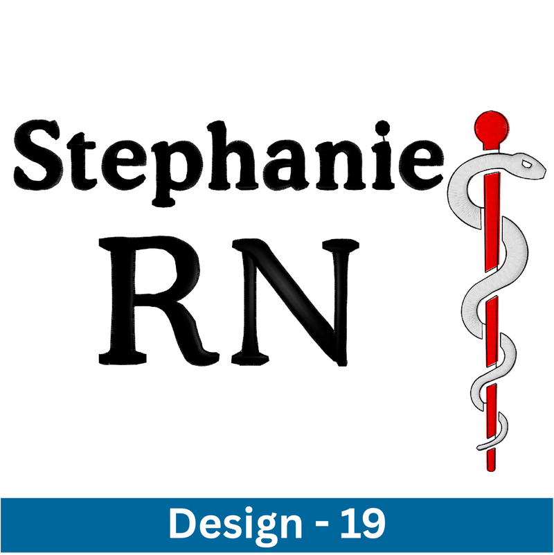 Specialty Design | Rod of Asclepius | Design 19