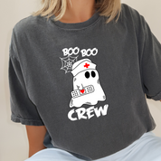 Comfort Colors Nurse BOO BOO CREW printed tee