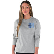 District Personalized Long Sleeve Tee | Blue or Pink Certifications