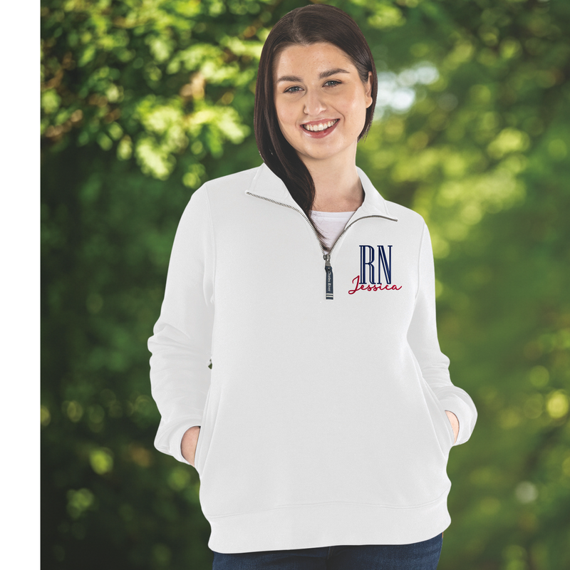 Women's Crosswind 1/4 Zip Sweatshirt | Tall Certification Embroidery
