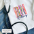 Custom Floral Appliqué Credentials Sweatshirt with Name