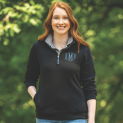 Women's Crosswind 1/4 Zip Sweatshirt | Traditional Monogram