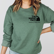 The Nurse Face Crew Neck Sweatshirt