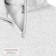 Custom Floral Appliqué Credentials Quarter Zip with Name