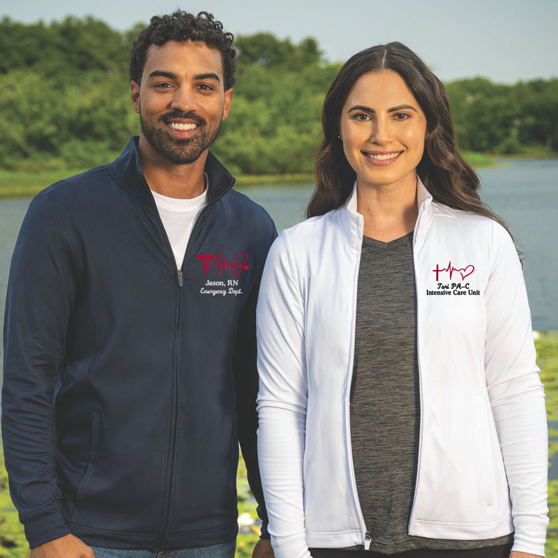 Charles River Women's Nu Fitness Jacket | Custom Embroidered