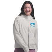 Women's Willow Full Zip Hoodie | Bow Embroidery