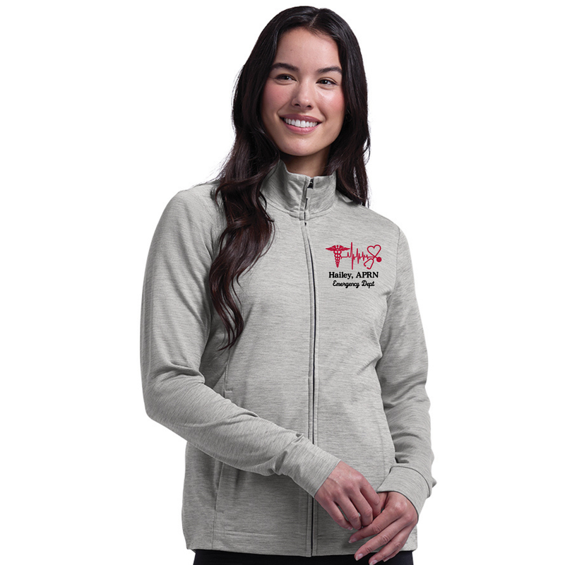 Charles River Women's Nu Fitness Jacket | Custom Embroidered