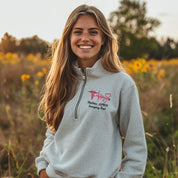 Personalized 1/4 zip Healthcare Provider Sweatshirt - Unisex Sizing