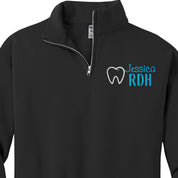 Personalized 1/4 zip Dental Sweatshirt - Unisex Sizing
