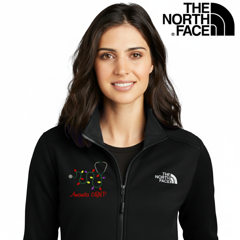 The North Face ® Ladies Skyline Full-Zip | Xmas Lights Embroidery