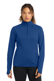 OVERSTOCK | Ladies Sport-Wick® Stretch 1/2-Zip Pullover |