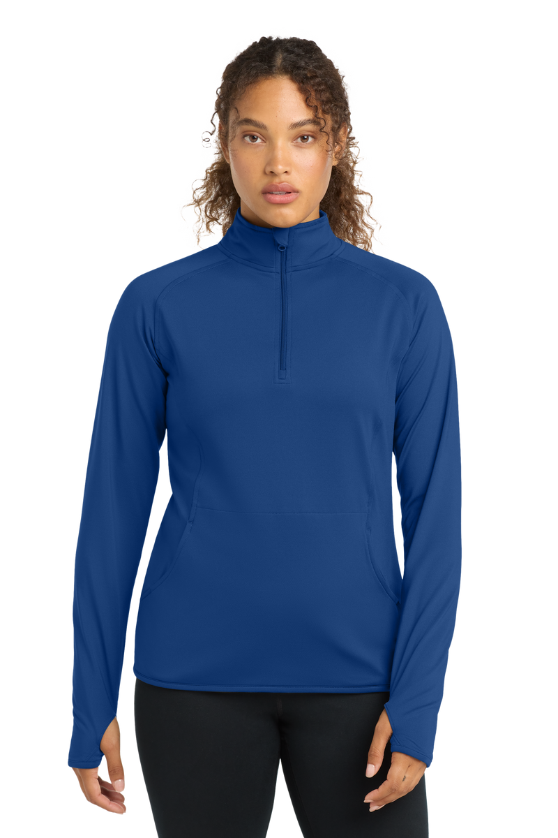 OVERSTOCK | Ladies Sport-Wick® Stretch 1/2-Zip Pullover |