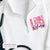 Custom Floral Appliqué Credentials Quarter Zip with Name