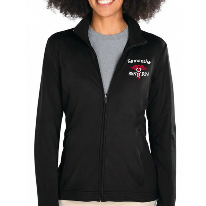 Charles River Women's Nu Fitness Jacket | Custom Embroidered