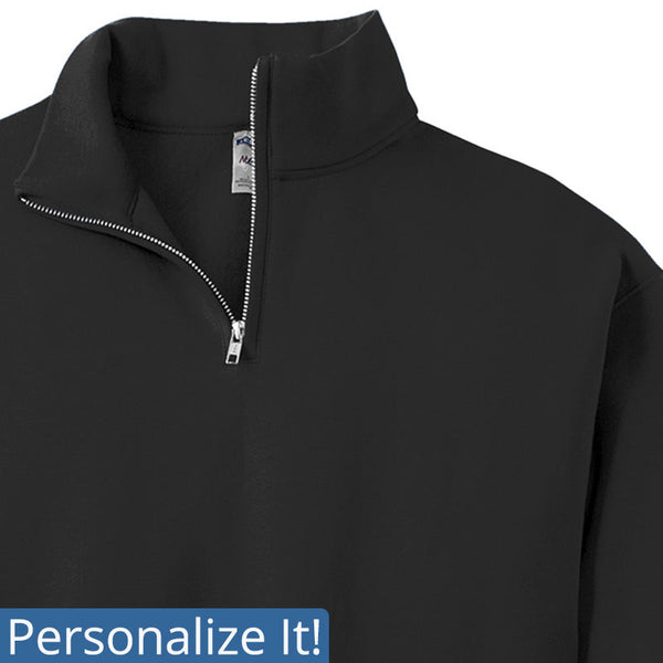 995M | Personalized 1/4 zip  Sweatshirt with Tall Certification  - Unisex Sizing