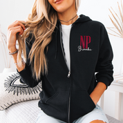 Brooke District Unisex Full Zip Sweatshirt with Tall Certification