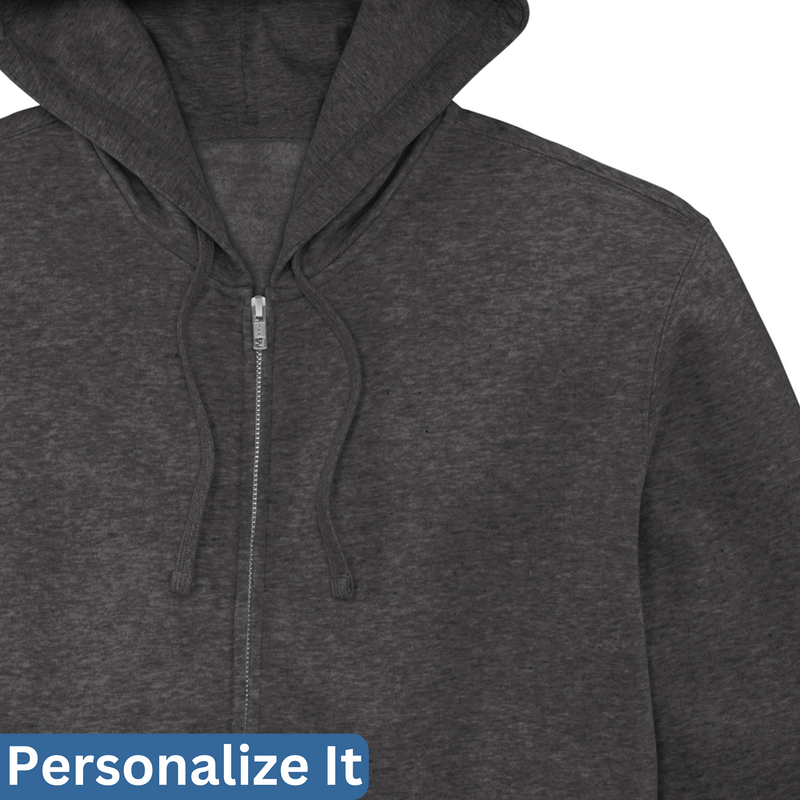 Brooke District Unisex Full Zip Sweatshirt with Tall Certification