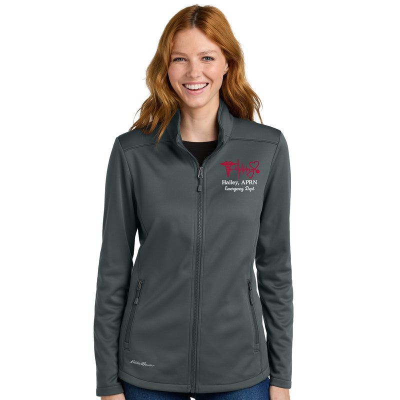 Eddie Bauer® Women’s Smooth Mid Layer Full-Zip PLUS Tote Bag Combo