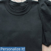 Personalized Crew Neck Sweatshirt with Healthcare Embroidery