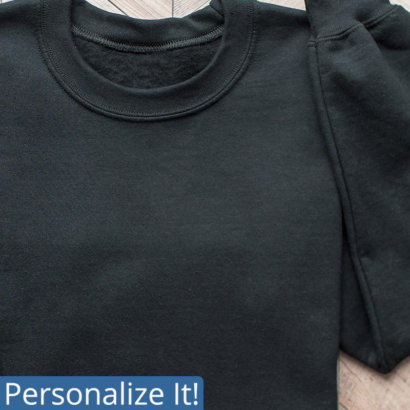 Personalized Crew Neck Sweatshirt with Healthcare Embroidery