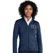 Monogrammed Port Authority® Ladies Sweater Fleece Full Zip