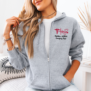 Brooke District Unisex Full Zip Embroidered Healthcare Sweatshirt