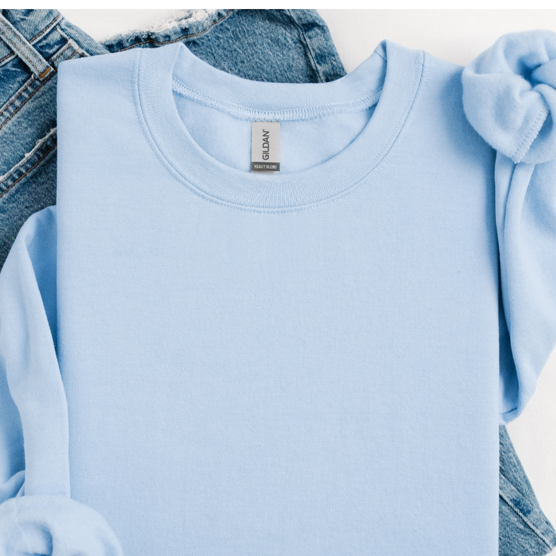 Personalized Crew Neck Sweatshirt | Bow Embroidery