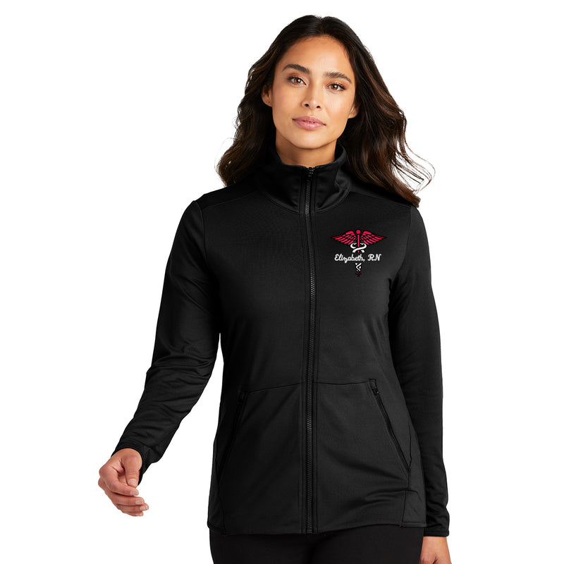 Port Authority® Ladies Accord Stretch Healthcare Full-Zip
