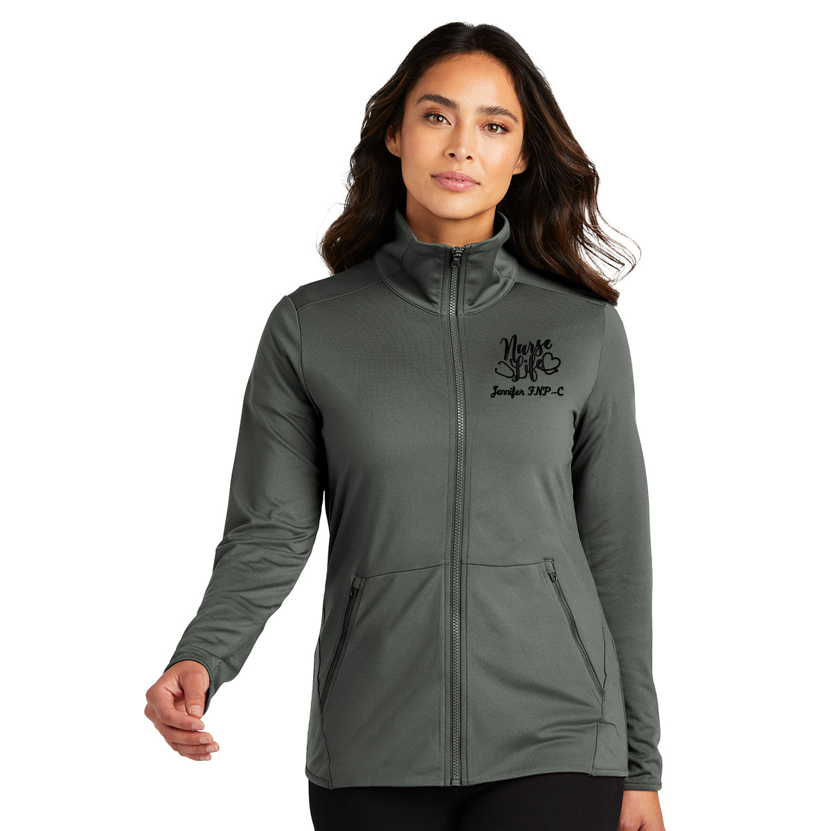 Port Authority Ladies Accord Stretch Fleece Full-Zip