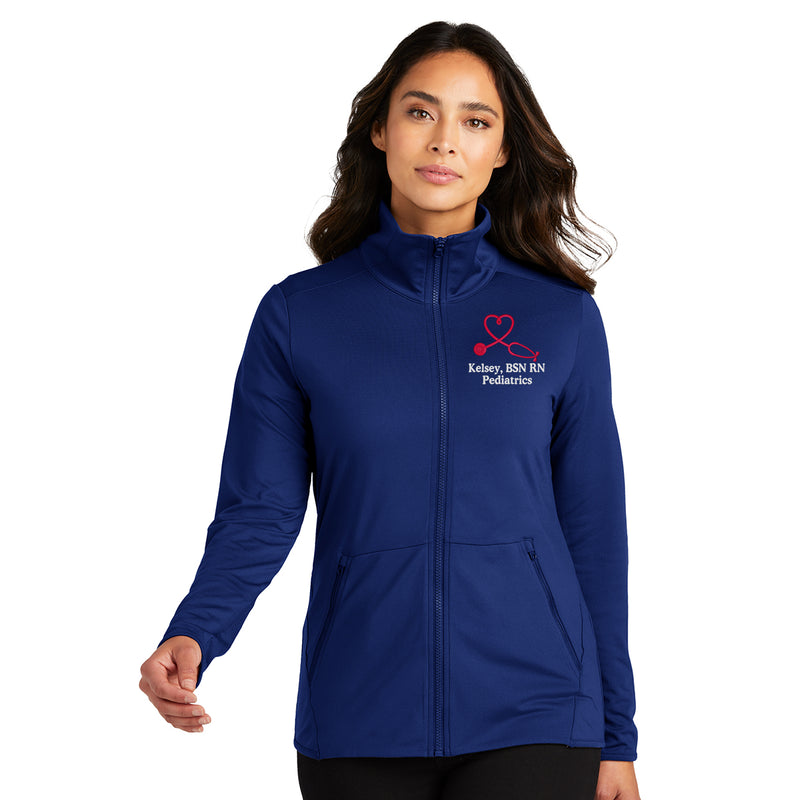 Port Authority® Ladies Accord Stretch Healthcare Full-Zip