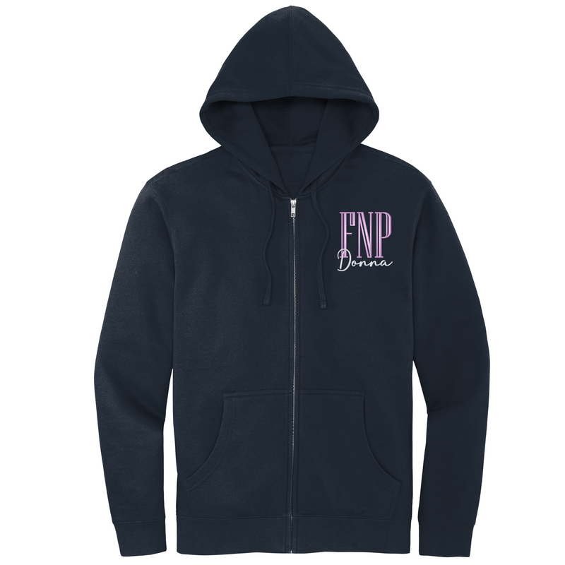 Brooke District Unisex Full Zip Sweatshirt with Tall Certification