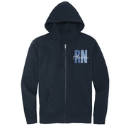 Brooke District Unisex Full Zip Blue or Pink Certification Sweatshirt