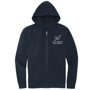 Brooke District Unisex Full Zip Embroidered Healthcare Sweatshirt