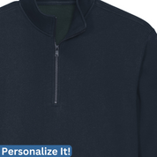 Brooke District Unisex 1/4 Zip Healthcare Sweatshirt Plus Tote Bag Combo