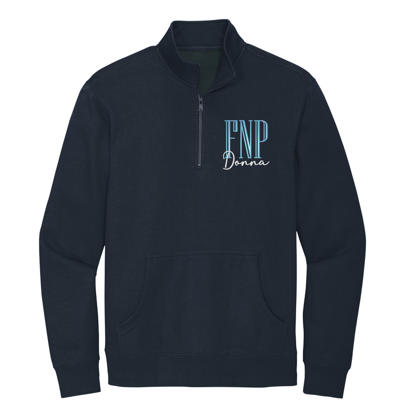 Brooke District Unisex 1/4 Zip with Tall Certification