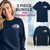 Nurse Face Bundle | Sweatshirt - Long-Sleeve Tee- Short Sleeve Tee