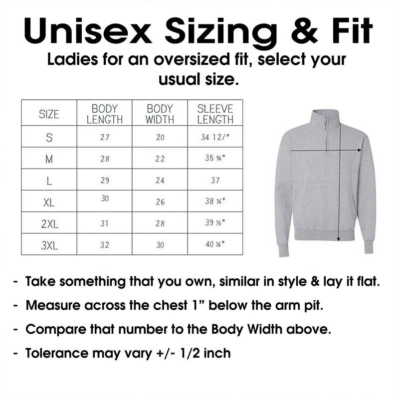 Personalized 1/4 zip Dental Sweatshirt - Unisex Sizing