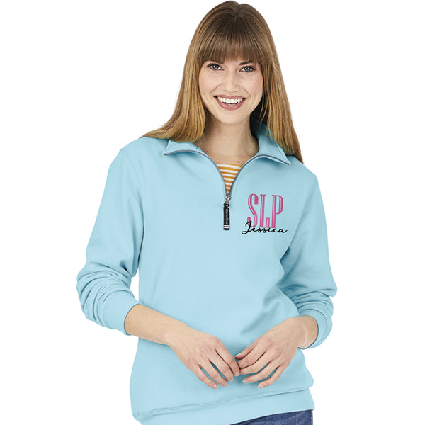9359 |  Charles River  Unisex (mens) Quarter Zip Sweatshirt with Tall Certifications