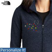 The North Face ® Ladies Skyline Full-Zip | Xmas Lights Embroidery