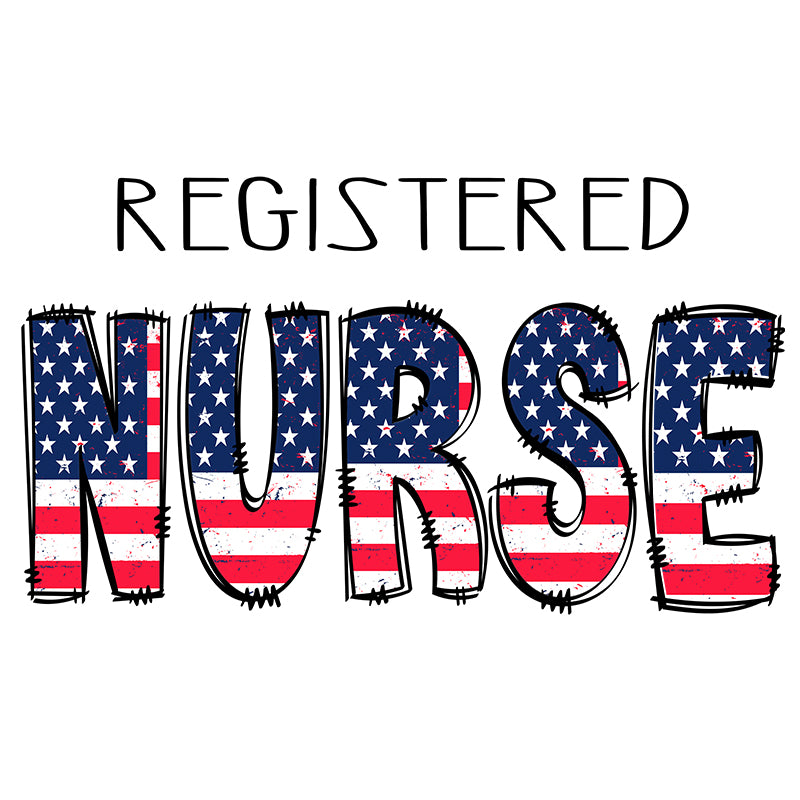 Crewneck Sweatshirt | Flag Registered Nurse