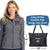 Ladies Digi Stripe Personalized Healthcare Jacket PLUS Tote Bag COMBO