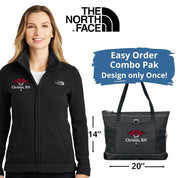 The North Face® Ladies Sweater Fleece Nurse Jacket with TOTE COMBO